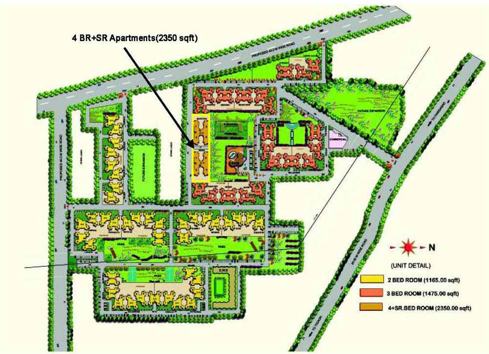 Omaxe Heights 4BHK